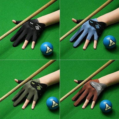 Atmungsaktiv Billard-Handschuhe Anti-Rutsch Billard-Zubehör  Für linke Hand