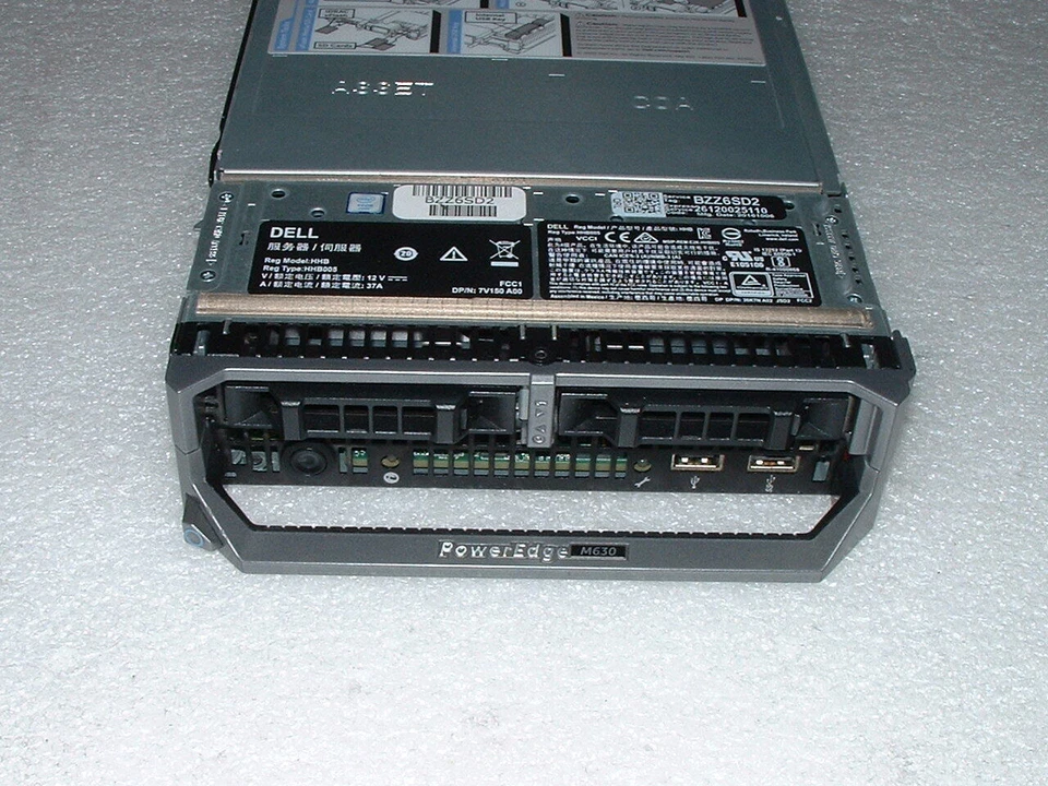 Dell Poweredge M630 Blade Server 2x E5-2680 v3 2.5ghz 24-Cores / 64gb / H730 - Image 2 of 4
