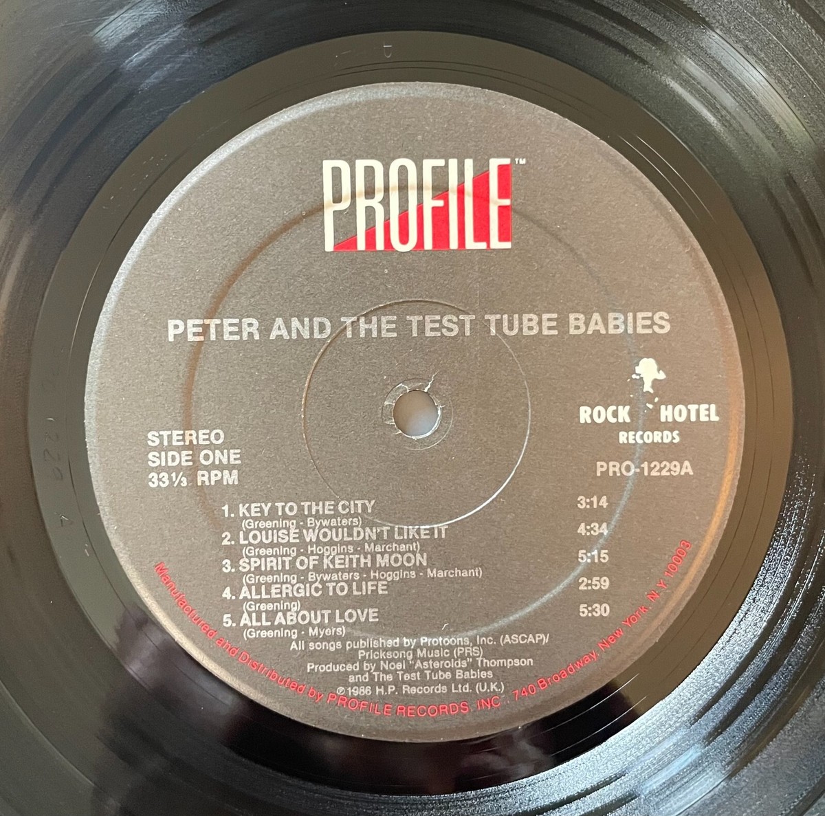 Peter & The Test Tube Babies Peter Bywaters Flesh For Lulu's Derek