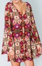 show me your mumu Floral Print Dress S. NWOT