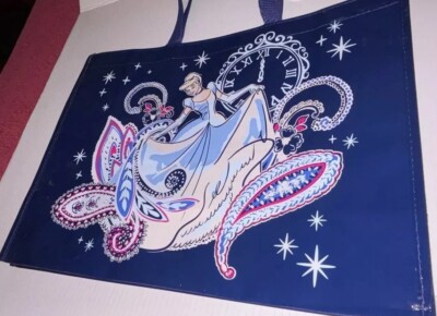 Vera Bradley Disney Market Tote Bag, Cinderella Paisley, NWT