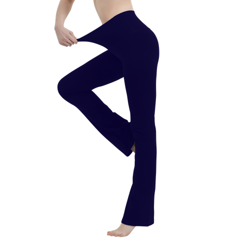 Women Premium Low Rise Bootcut Perfect Fit Flare Yoga Pants 32" inseam XS-5X - Picture 22 of 48