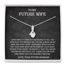 To My Future Wife Necklace, Valentine Gift For Her, Birthday Gift For Girlfriend