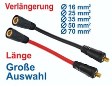 Schweißkabel massekabel verlängerung  Ø 16 mm² bis 70 mm² Dorn 9 & Dorn 13 