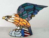 Decorative Tiffany Style Stained Glass Eagle Table Lamp Lighting Home Decor Decorative Tiffany Style Stained Glass Eagle Table Lamp Lighting Home Decor