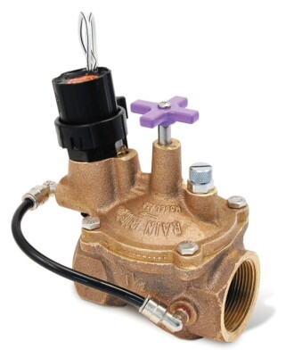 Rainbird 100-EFB-CP 1''  Brass Electric Sprinkler Valve 100EFBCP