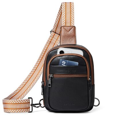 SMALL Sling Bag Fanny Packs For Women Men Mini Crossbody Chest Belt Travel Ba...