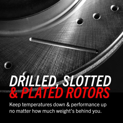 For Chevy Camaro 94-97 Brake Kit 1-Click Z23 Evolution Sport Drilled & Slotted - Picture 4 of 12