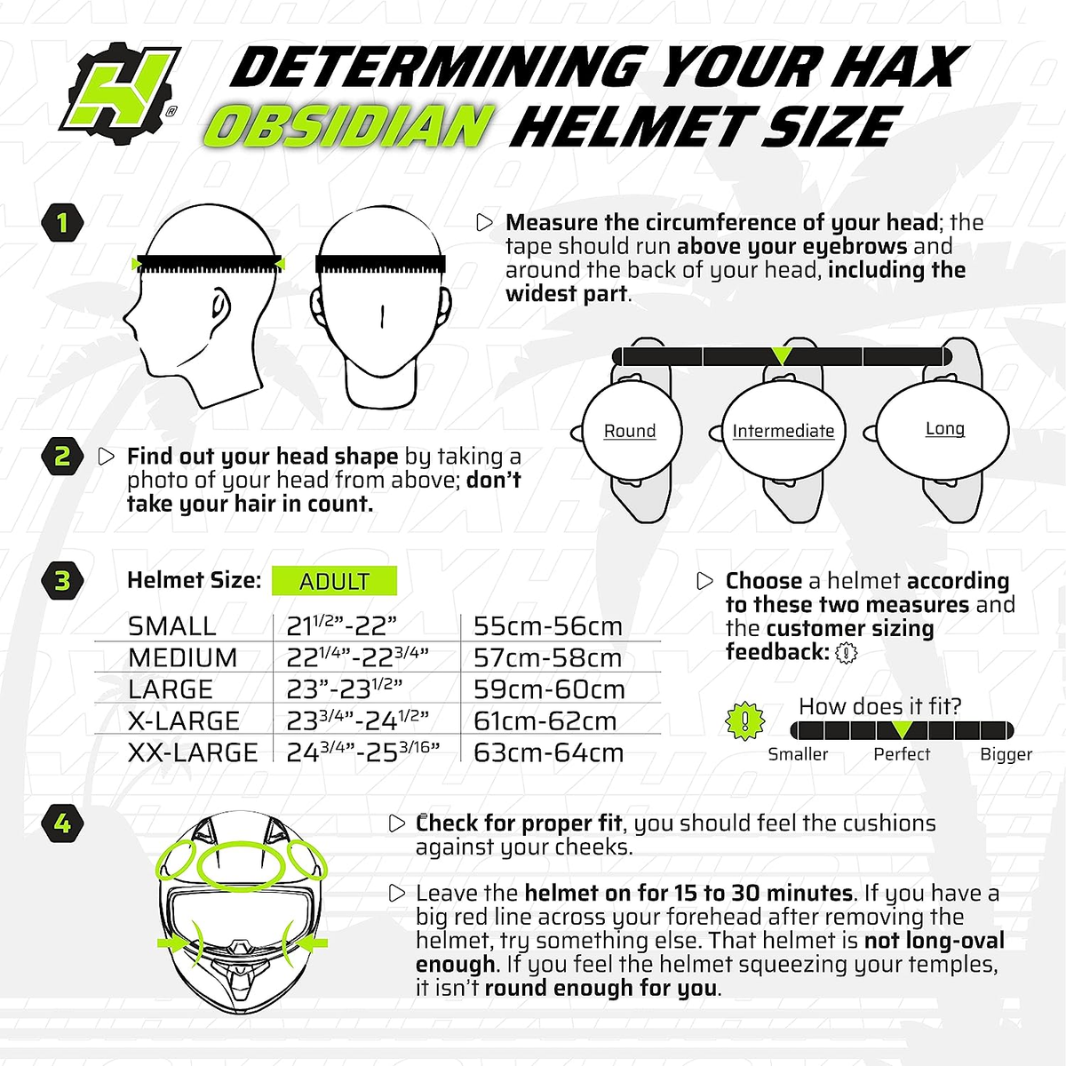 Obsidian Full Face Dual Visor Adult Motorcycle Helmet for