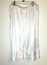 Vintage Perfectform Skirt Slip Shorts Size 18/ 20 White Lace 100 Nylon USA