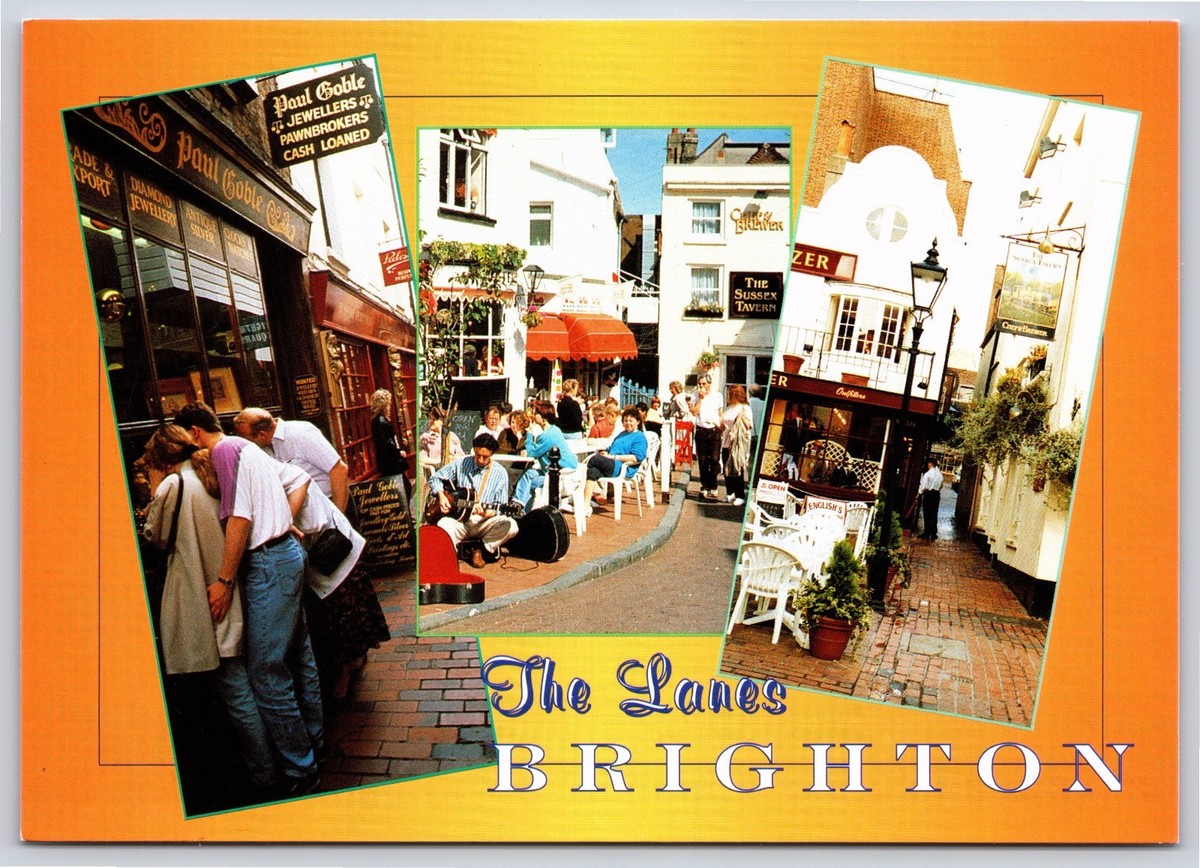 The Lanes in Brighton, East Sussex South East England Continental