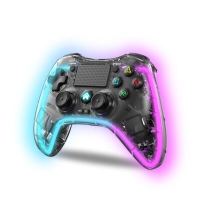 Controller für PS4 / PC/Android - Wireless Controller mit 2-Shock 6 Achsen 2 ...