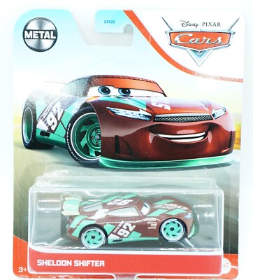 Disney Pixar Cars 3 Sheldon Shifter Mattel Diecast Modell neu+OVP