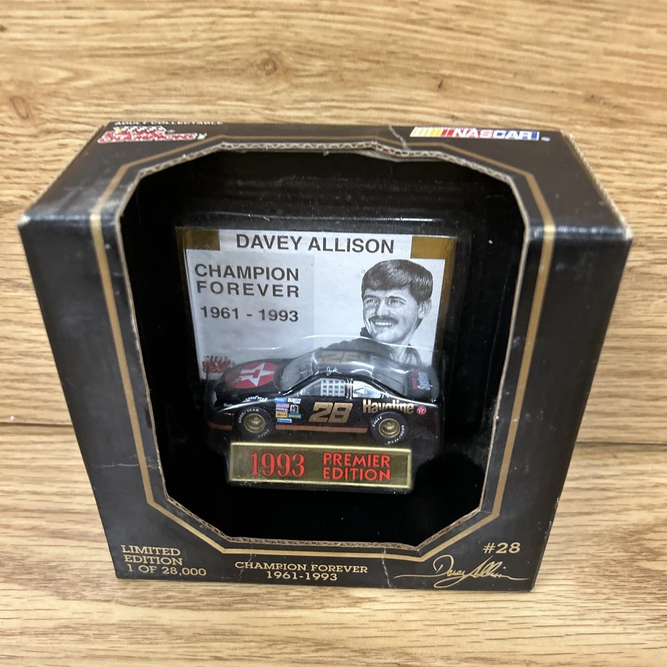 Racing Champions 1993 edición Premier 1/64 Davey Allison Champion Forever Foto 2 de 4
