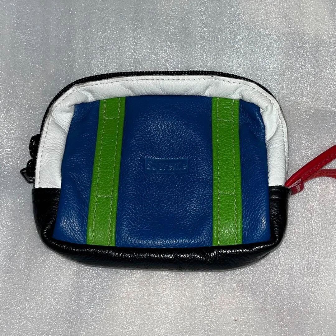 SUPREME VANSON Sac Pochette Pochette Cuir Couleur Rouge Occasion
