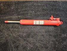 8 Ton Hydraulic Long Ram Jack Manual Single Pump Engine Lift, Red