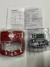 Simplex 4906-9101 - TrueAlert Wall Mount Strobe, Multi-Candela, 24-Vdc, Red