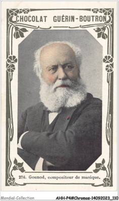 AHHP4-0656 CHROMOS Chocolat-Guerin-Boutron Paris Gounod 10,5 X 7c