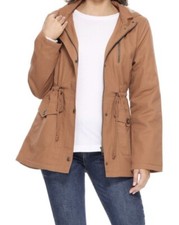 Woman Winter Warm Solid Long Sleeve, Cargo Outwear Jacket, Coat, Parka, Overcoal