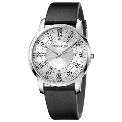 New Swiss Made CALVIN KLEIN City Silver Dial Men's Quartz Watch