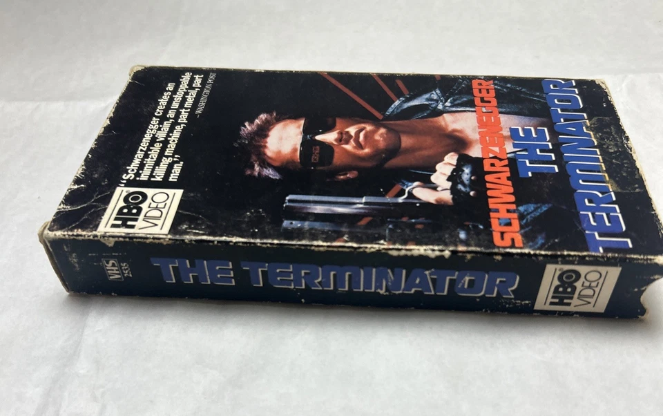 The Terminator (1984) VHS – Arnold Schwarzenegger – First HBO Video Release - Image 3 of 4