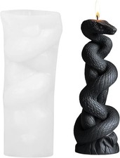 Candle Mold for Candle Making, 3DSilicone Mold for Resin Casting DIY Plaster Pol