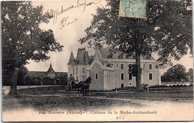 03 HERISSON - le chateau de la mothe archambault