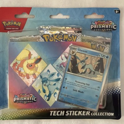 Prismatic Evolutions Tech Sticker Collection Glaceon