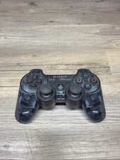 OFFICIAL PLAYSTATION 3 PS3 DUAL SHOCK CONTROLLER CLEAR TRANSPARENT GREY SMOKE