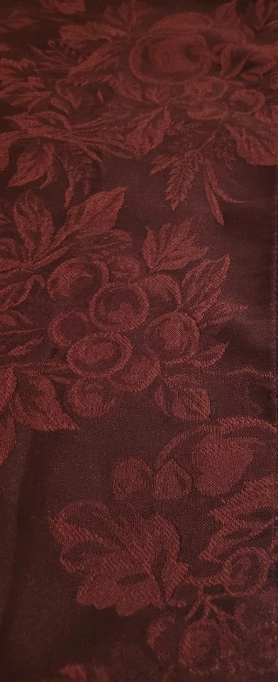 Ralph Lauren Home 10 Napkins Oblong Tablecloth 56 x 114 Bountiful Wine Pattern - Image 3 of 4