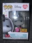 Funko Pop Disney Winnie The Pooh Flocked Eeyore #1170 Hot Topic Exclusive