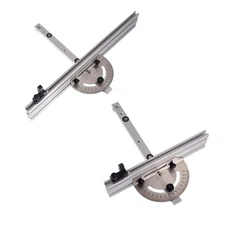 Precision Miter Gauge with aluminum enclosure with 30-degree angled ends for