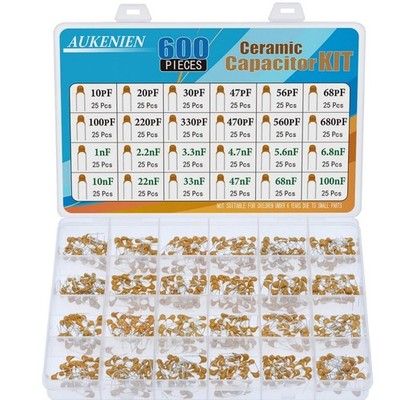 24er Keramik Kondensator Set   Sortiment von 10pF bis 100nF