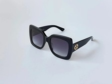 Gucci GG0083S Black Oversized Square Sunglasses Women Men 54mm