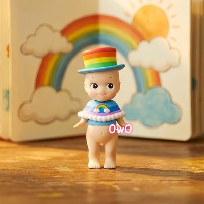 Sonny Angel Sky Color Series 2017 Rainbow Vivid Colorful Hat Rare