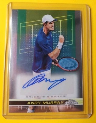 2024 TOPPS CHROME ANDY MURRAY IMAGE VARIATION AUTO #AIV-AMY TENNIS LEGEND MINT 
