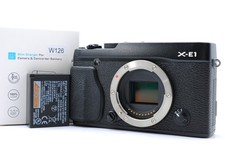 Near Mint Fujifilm Fuji X Series X-E1 16.3MP Digital SLR Body Camera Black