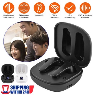 144+Languages Translator Earphones Real Time Online OffLine Smart Translator New