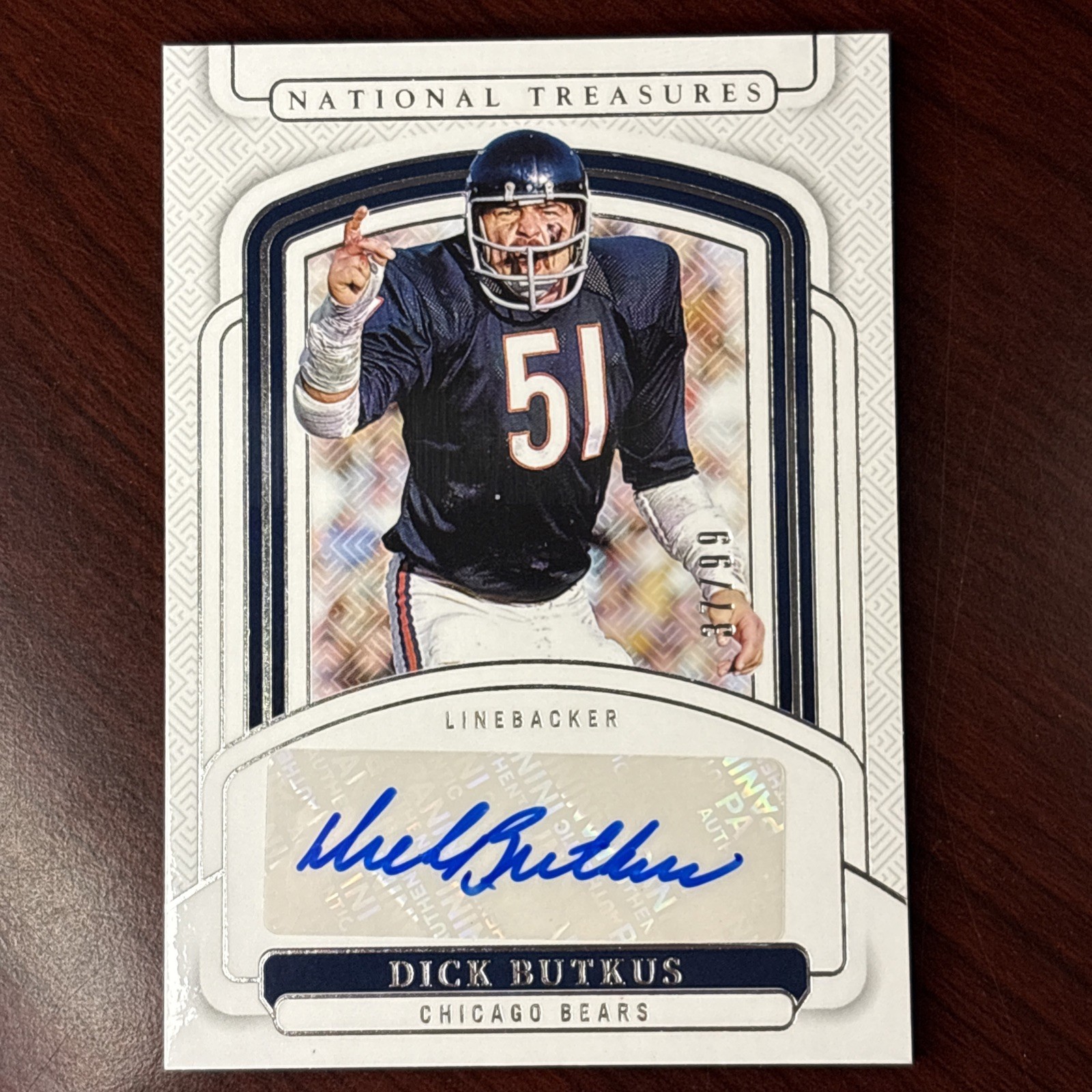 Dick Butkus 37/99 Auto “National Treasures” 2024 🔥🔥🔥 view 12