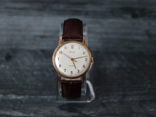 Vintage Rolex Precision. Ref. 12865. 9k Yellow Gold. Circa 1950s