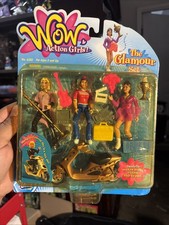 Vintage WOW Action Girls The Glamour Set 3 Figures & Accessories MOC LANARD!