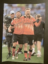 Jordan Clarke / Luton Town Fc Signed A4 Picture