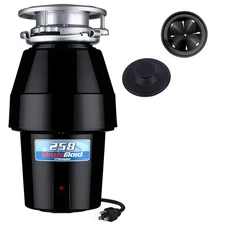 Waste Maid 10-US-WM-258-3B Garbage Disposal Anti-Jam Stainless Steel Food Was...