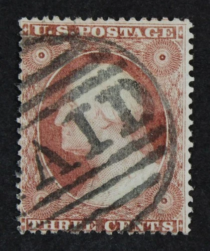 CKStamps: US Stamps Collection Scott#25A 3c Washington Used