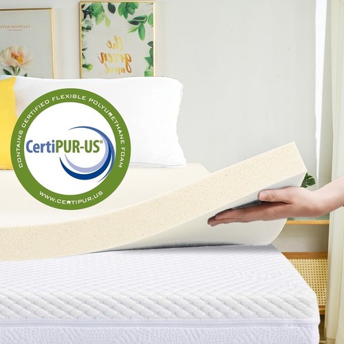 Copper Infused Memory Foam Mattress Topper Twin Cooling Supportive Comfort New - Picture 5 of 10