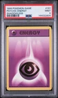 1999 POKEMON BASE SET SHADOWLESS #101 PSYCHIC ENERGY PSA 9