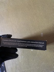 Sega Dreamcast VMU Blue CIB OEM Original Authentic Visual Memory Card