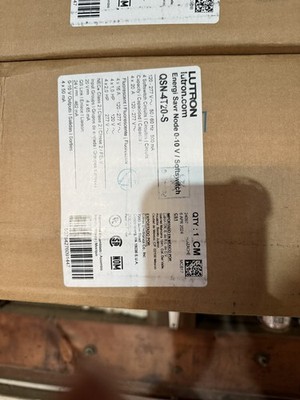 Lutron QSN-4S20-S Switch Controller 4-Zone 20A NEW IN CLEAN FACTORY SEALED BOX