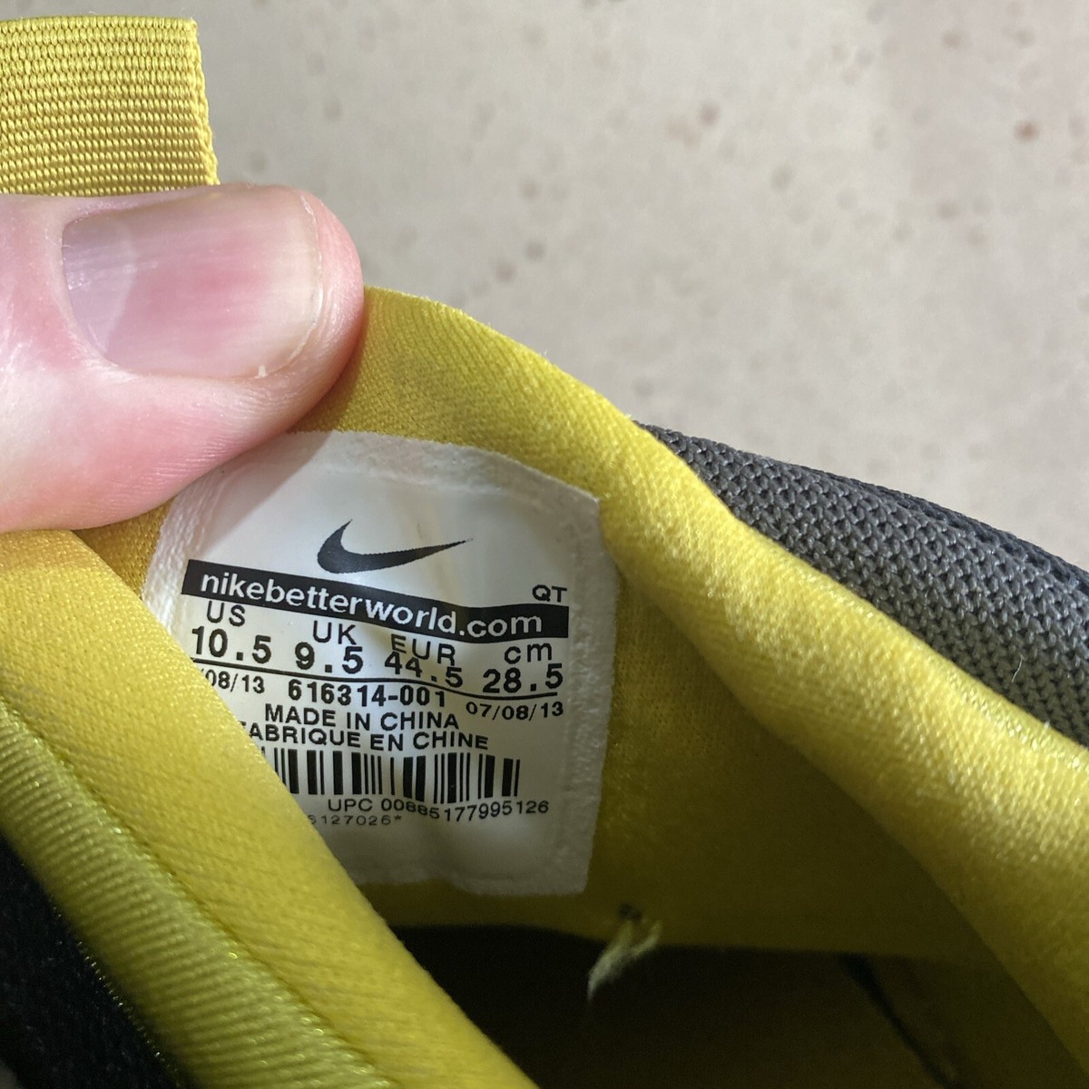 Nike Air Max 90 Sneakerboot Size 10.5 Mens Grey Yellow Blue  display picture 2
