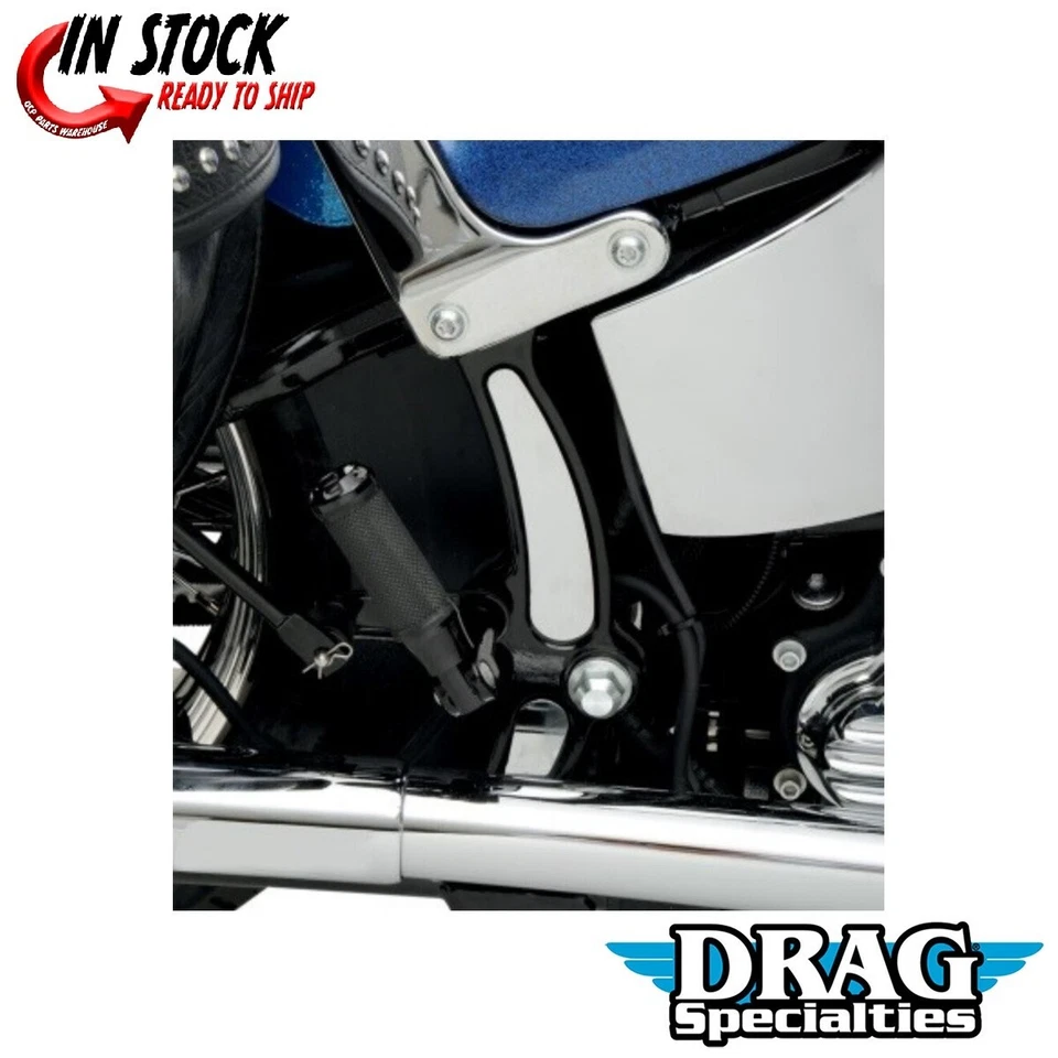 Inserciones de cuadro cromado Drag Specialties para Harley Davidson Softail 1984-2007 Foto 3 de 4